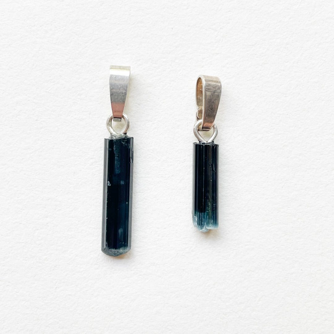 toermalijn blauwe indigoliet edelsteen hanger 925 sterling zilver edelstenen sieraden juwelen