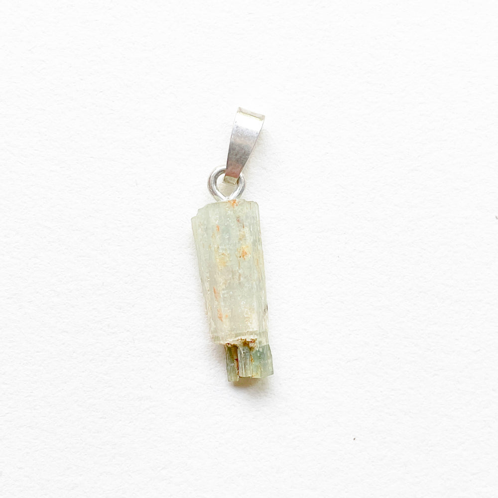 beryl gosheniet heliodoor aquamarijn hanger edelsteenhanger edelstenen 925 sterling zilver sieraden juwelen