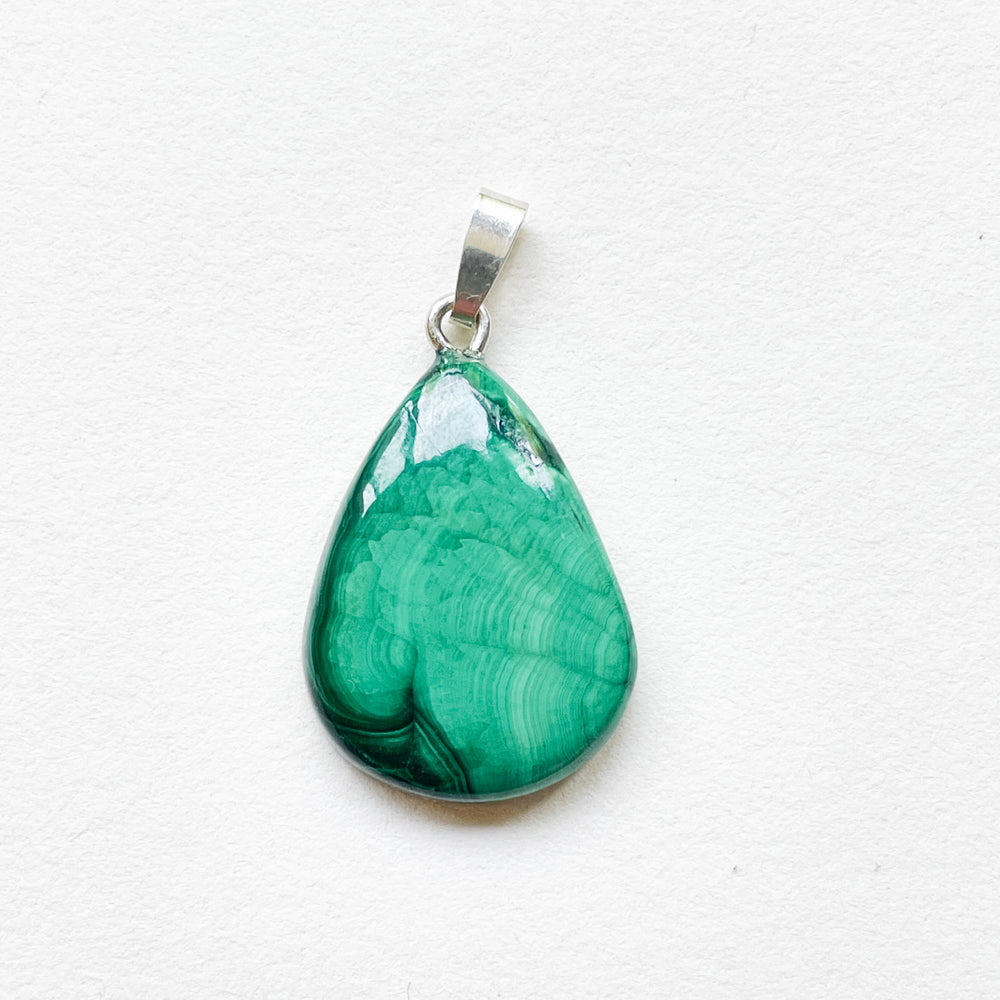malachiet groene edelsteen hanger 925 sterling zilver edelstenen sieraden juwelen