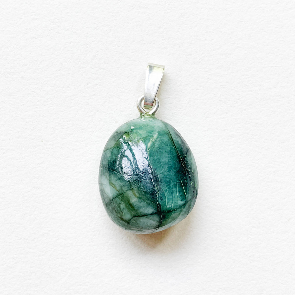 smaragd groene edelsteen hanger 925 sterling echt zilver edelstenen sieraden juwelen