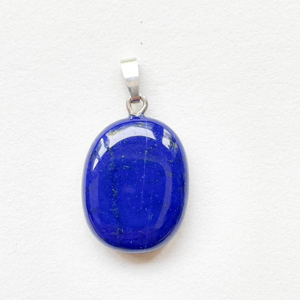 lapis lazuli kobalt blauwe premium hanger 925 sterling zilver edelstenen mineralen edelsteenhanger sieraden juwelen
