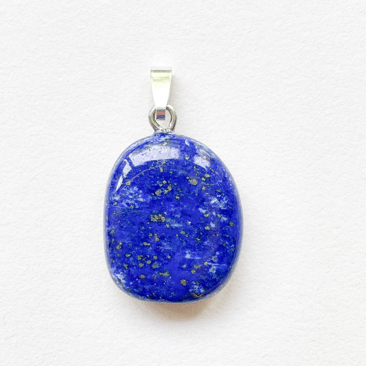 lapis lazuli kobalt blauwe premium hanger 925 sterling zilver edelstenen mineralen edelsteenhanger sieraden juwelen