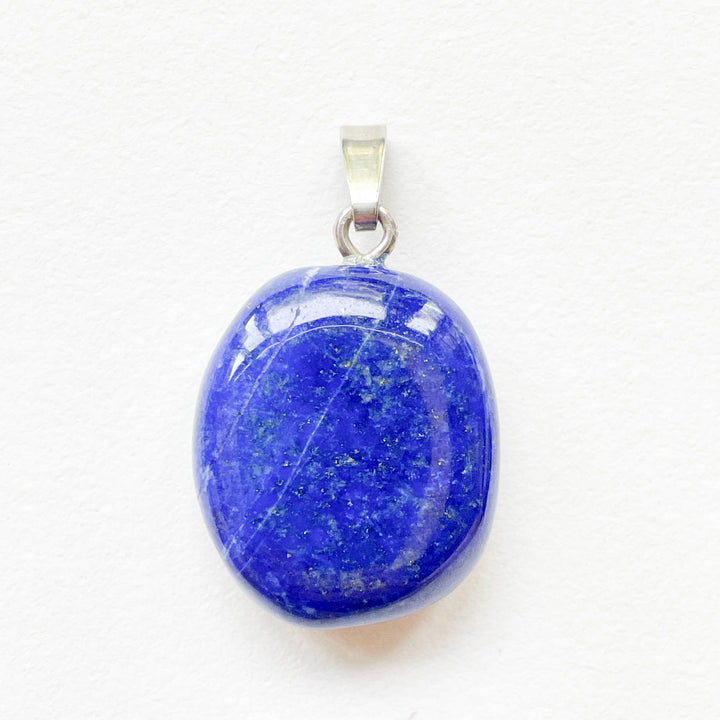 lapis lazuli kobalt blauwe premium hanger 925 sterling zilver edelstenen mineralen edelsteenhanger sieraden juwelen
