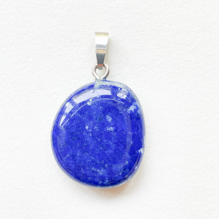 lapis lazuli kobalt blauwe premium hanger 925 sterling zilver edelstenen mineralen edelsteenhanger sieraden juwelen