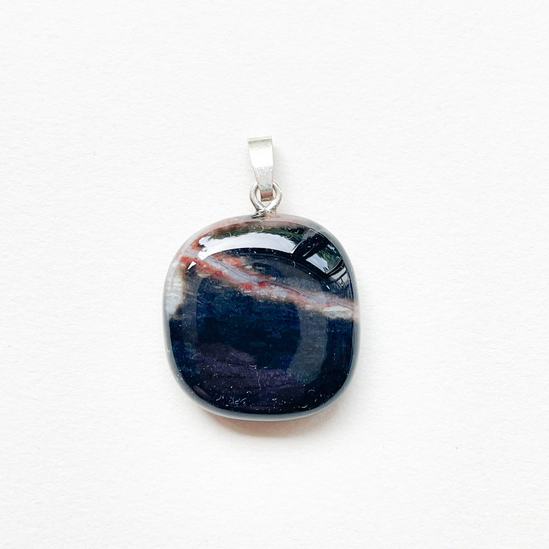 sardonyx onyx zwarte premium hanger 925 sterling zilver edelsteen
