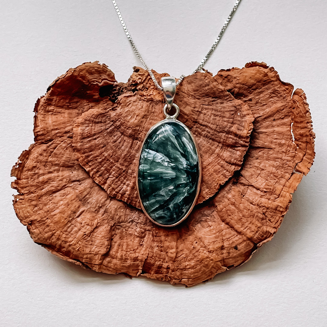 serafiniet luxe groene edelsteen hanger 925 sterling zilver