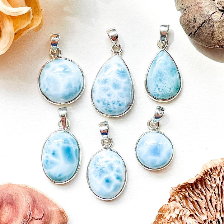 larimar blauwe luxe hanger 925 sterling zilver edelsteen