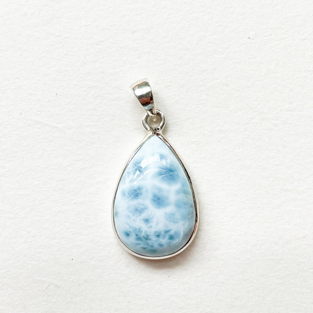 larimar blauwe luxe hanger 925 sterling zilver edelsteen