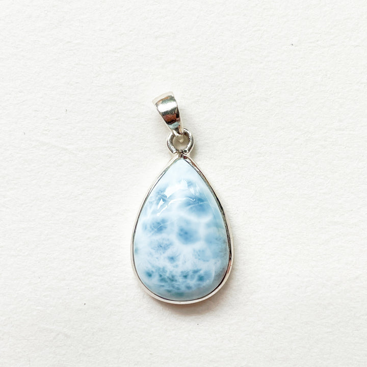 larimar blauwe luxe hanger 925 sterling zilver edelsteen