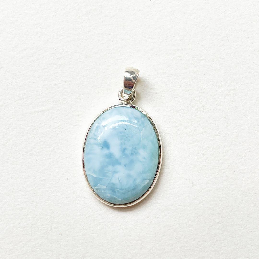 larimar blauwe luxe hanger 925 sterling zilver edelsteen