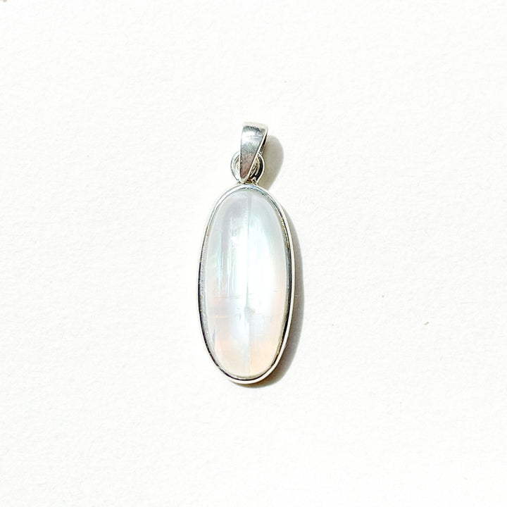 maansteen regenboog luxe hanger 925 sterling zilver edelsteen
