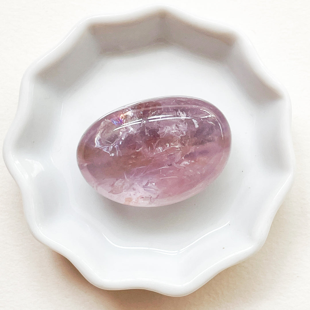 amethist lavendel lila knuffelsteen trommelsteen edelsteen edelstenen