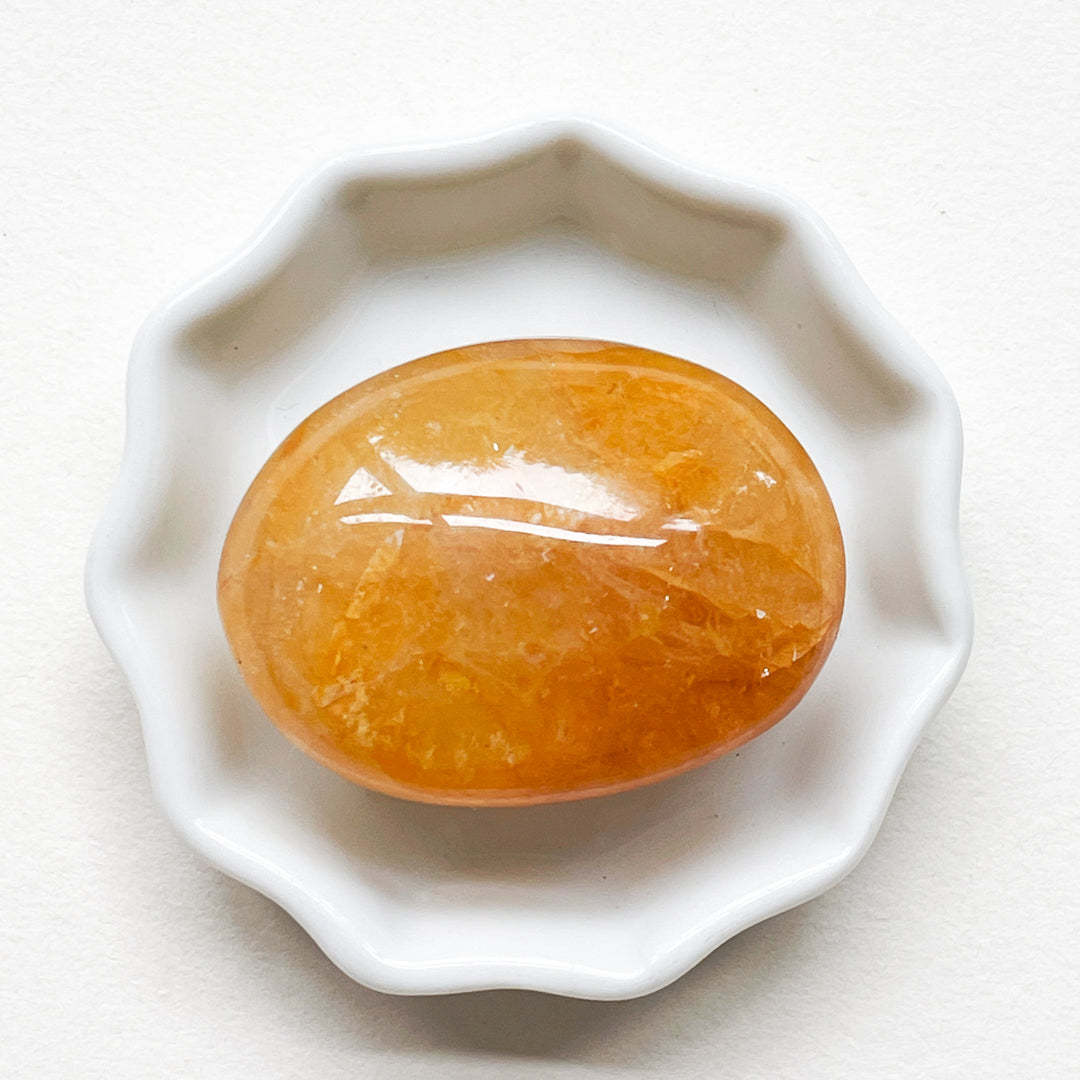 golden healer bergkristal zaksteen edelsteen trommelsteen